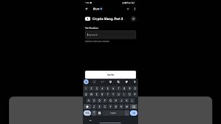 Crypto Slang Part 2 Blum Code  blum code crypto slang part 2 blum crypto code airdrop task [upl. by Eneleoj]