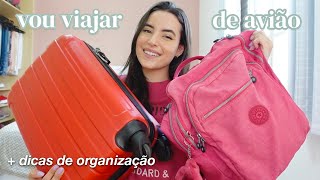 Vlog arrumando minha mala para viajar  dicas de organização 🧳✈️ [upl. by Parshall]