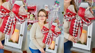 DIY Como decorar un farol para Navidad  Ideas para Navidad farmhouse  Faroles Navideños faciles [upl. by Relyat886]