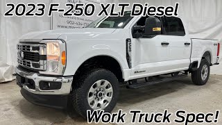 2023 Ford Super Duty F250 XLT 67L PowerStroke Diesel Review [upl. by Alleiram]