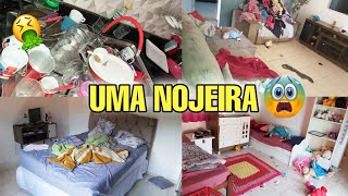 CANSEI 4DIAS SEM LIMPAR A CASA ESTAVA UM NOJO🤮FAXINA COMPLETA e PESADA🥵 [upl. by Fatimah485]