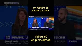 Un militant de Valeurs actuelles défend Macron et Depardieu et se fait ridiculiser en plein direct [upl. by Bacon]