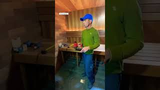 Elitech diy дизайн сауна design саунадома sauna стройка ремонт shorts работа work [upl. by Nothgierc927]