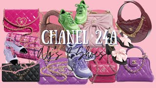 Chanel 2024A Metiers DArt Collection  Chanel 24A SLGs amp Shoes  Preview [upl. by Lindley731]