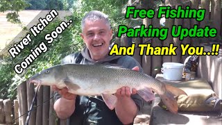 Free River Thames Fishing Parking Good Access Update And Thank You  River Itchen coming soon [upl. by Rehpetsirhc405]