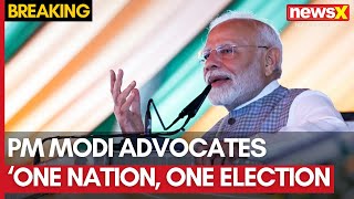 PM Modi Advocates ‘One Nation One Election’ and ‘One Civil Code’ on Unity Day  NewsX [upl. by Gnil]