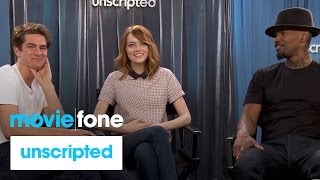 Emma Stone on CoStar Andrew Garfield [upl. by Ainatit]