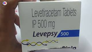 Levepsy 500mg Tablet  Levetiracetam Tablet  Levepsy 500 Tablet Use Benefits Dosage Review in Hindi [upl. by Imefulo]