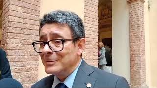 Il Rettore di Unisi Roberto Di Pietra accoglie le matricole quotIl nostro Ateneo è sempre attrattivoquot [upl. by Nan722]