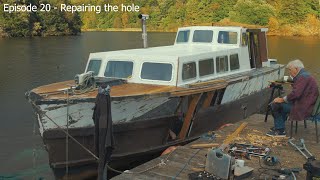 Episode 20  Restoring 81 year old 40 Wooden Boat into a liveaboard ⚓ [upl. by Eirojram833]