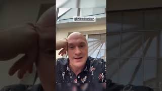 TYSON FURY SENDS A MESSAGE TO DEONTAY WILDER ON FURYWILDER3 ANNIVERSARY 👀 SHORTS [upl. by Christensen]