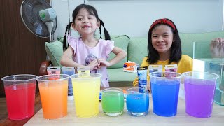 Trò chơi thí nghiệm màu sắc  Rainbow experiment 7 colors 💎 AnAn ToysReview TV 💎 [upl. by Stutman]