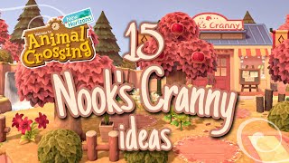 15 Ideas for Your Nook’s Cranny — Shopping District  Animal Crossing New Horizons [upl. by Eusassilem482]