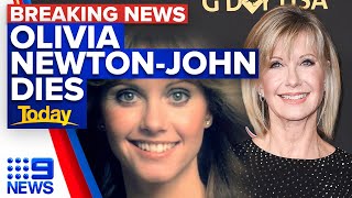 Olivia NewtonJohn dies aged 73  9 News Australia [upl. by O'Meara]