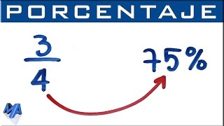 Convertir fracción a porcentaje [upl. by Kado]