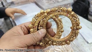 COPPER BANGLES ANU COLLECTION  SADAR BAZAR  MEENA BANGLES  POLKI BANGLES  bangleswholesaler [upl. by Lonne]