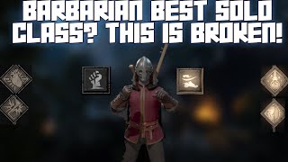 Barbarian BEST SOLO CLASS This IS BROKEN  Dark and Darker [upl. by Ydoc]