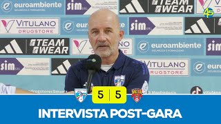 Vitulano ManfredoniaMeta Catania 55  Interviste  Serie A 202425 [upl. by Auqenaj]