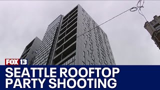 Man injured in Seattle rooftop party shooting  FOX 13 News [upl. by Ahsain637]