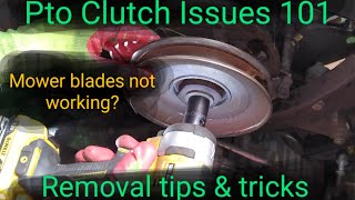 Pto clutch issues 101 Most common issues I see Plus removal tips and tricks [upl. by Beka820]