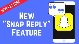 Quote Text Snaps in PictureVideo Replies – New Snap Reply Feature [upl. by Bealle577]