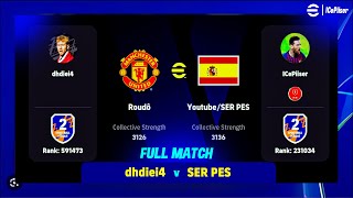 eFootball™ 2025  DHDIEI4 vs SER PES  RANKED MATCHES [upl. by Aihk]