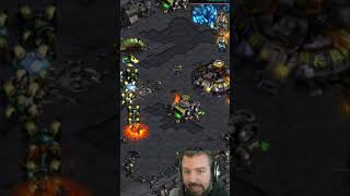 Reaver shot into those workers  falconpaladin on Twitch and YouTube broodwar starcraft [upl. by Mulry503]