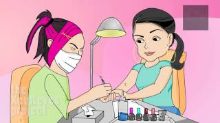 Anjelah Johnson quotNail Salonquot Animated Cartoon [upl. by Cullen]