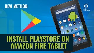 How to Install Play store on Amazon Fire Tablet 2024 New Method [upl. by Nahshu]