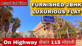 2 BHK Flat in Mohali Kharar  Fully Furnished Flat in Mohali  Kharar Mohali Property For Sale [upl. by Rattray419]