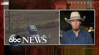 Hero describes chasing alleged Texas church shooter [upl. by Lerak]