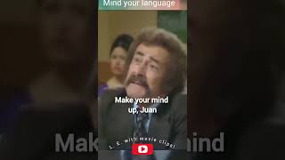 Mind your language Juan Cervantes´s funny scenessitcom comedy english funny [upl. by Llerret]