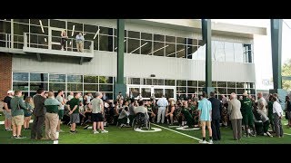 UAB Football team tours new facility [upl. by Illil]