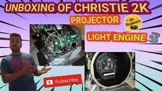 UNBOXING OF CHRISTIE 2K PROJECTOR LIGHT ENGINE 📽️ [upl. by Ynatil]