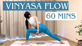 INTERMEDIATE VINYASA FLOW YOGA  60 Mins  Hip Opening Flow [upl. by Orest]