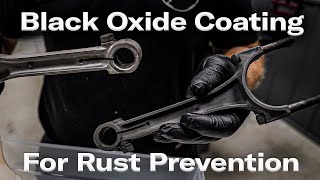 Black oxide coating engine parts for rust prevention  Hagerty DIY [upl. by Kirch]