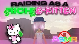 Raiding in Da Hood as a Rich Ekitten  Keyboard ASMR 💲 [upl. by Nadual315]