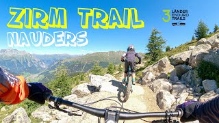 Zirm Trail  Nauders  3 Länder Enduro Trails  Full Run  GoPro  Blue Line [upl. by Maram621]