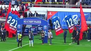 PSG  FC Metz 21082016  30 L1 J2 26  Entrée du PSG [upl. by Emiolhs541]