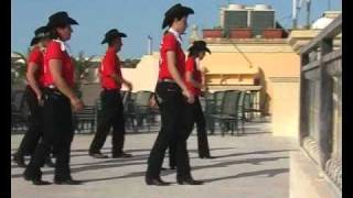 COOL CHICK LINE DANCE GOZO FRIENDS LINE DANCERS [upl. by Elletnahc170]