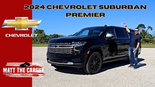 Is the 2024 Chevrolet Suburban Premier the best large SUV Full review and test drive [upl. by Aiem]