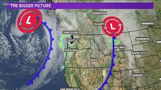 The warmth has moved out of the Treasure Valley will settle back into more normal spring weather [upl. by Psyche]