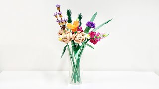 LEGO Flower Bouquet  10280  Speed Build and Quick Look [upl. by Adalie]