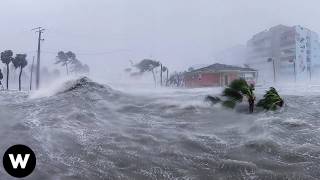 Tragic Most SHOCKING Natural Disasters Caught on Camera Hurricane Milton Sweeps Across America [upl. by Anayet]