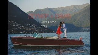 ZeynepDavid Villa Pliniana Wedding Video at Como Lake [upl. by Florri555]