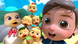 Five Little Ducks  LetsgoMartin Kids Songs Compilations [upl. by Sammer226]