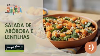 Salada de abóbora e lentilhas  Receitas Minuto Juliana  Pingo Doce [upl. by Asyal673]