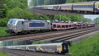 Bahnverkehr in Kirchseeon amp Vectron BR 193 quotMetransquot mit Urlaubs Express [upl. by Haneen]