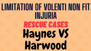 Haynes VS Harwood  Case Law Summary  Limitation Of Volenti Non Fit Injuria [upl. by Mayman]