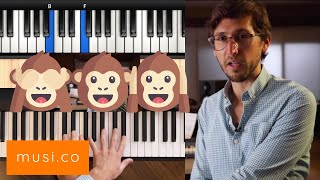 Cómo Tocar 🐵 quotLos Changuitosquot 🙊 En El Piano  Tutorial [upl. by Gish]